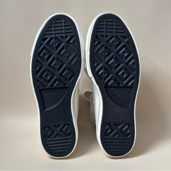 Converse Baby Blue High Top Platform Sneakers Size 7 - Picture 11 of 11